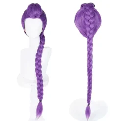 Demon Hunters Kostym Rumi Peruk Realistisk Anime Cosplay Peruk för Cosplay Konvent (FMY) Lila Rumi> Peruker