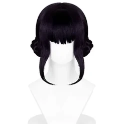 Demon K-pop Hunters Kostym Rumi Peruk Mira Zoe Realistisk Anime Cosplay Peruk för Cosplay-konvent Black purple Zoey> Peruker