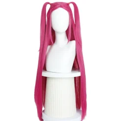 Demon K-pop Hunters Kostym Rumi Peruk Mira Zoe Realistisk Anime Cosplay Peruk för Cosplay-konvent Lila Rumi Mira【Peruk】_qcx aldult> Peruker