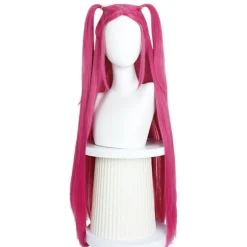 Demon Slayer Anime Cosplay Peruk med Simulerad Hårfäste [YDE]><noscript><img width=