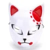 Demon Slayer Fox Cosplay Mask Kostymtillbehör Halloween Carnival Masquerade Japansk Anime Fancy Dress Up Festrekvisita> Masker