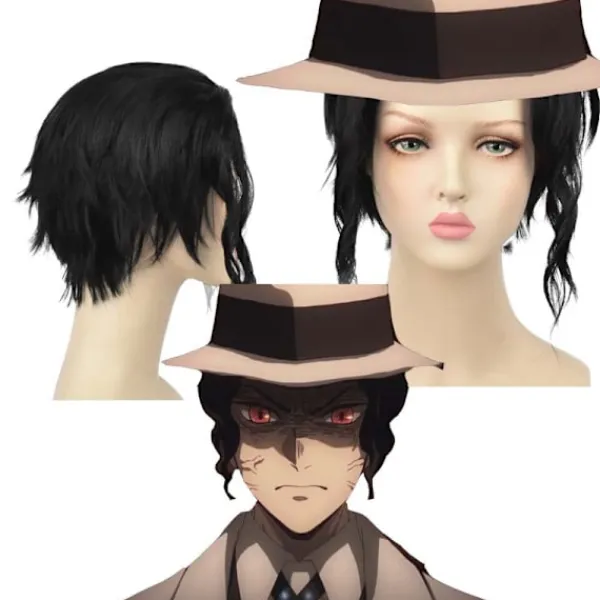 Demon Slayer: Kimetsu no Yaiba Peruk Cosplay av Muzan Kibutsuji> Peruker