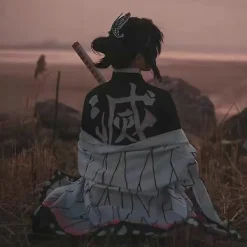 Demon Slayer Kochou Shinobu Cosplay Kostym Peruk-FA-><noscript><img width=