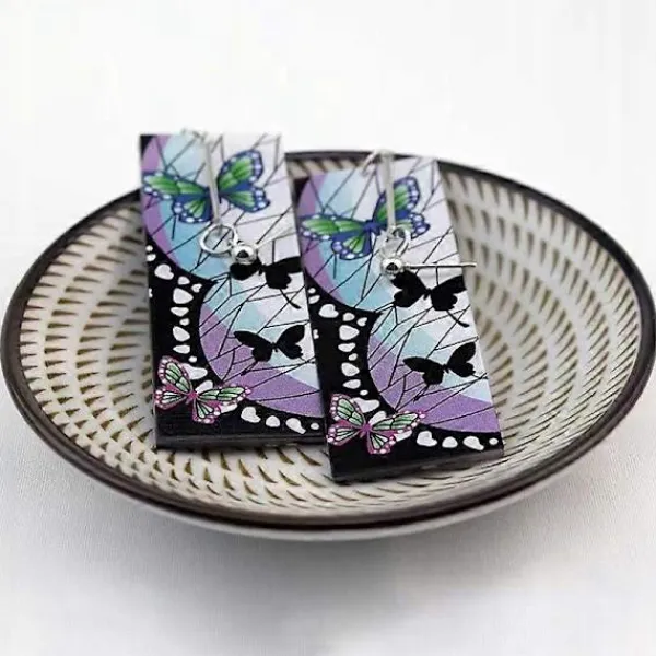 Demon Slayer Kochou Shinobu Cosplay Kostym Peruk> Dräkter