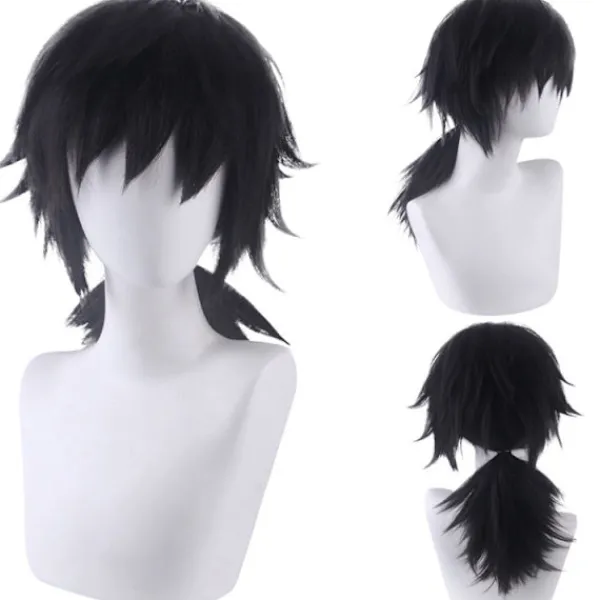 Demon Slayer Serie Cosplay Peruk - Tomioka Giyu> Peruker