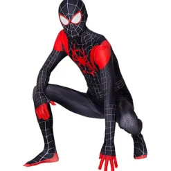 LBSS Den fantastiska Spider-Man-kostymen för vuxen/barn Halloween rollspel bär med huvudbonader Cosplay jumpsuits i ett set M><noscript><img width=