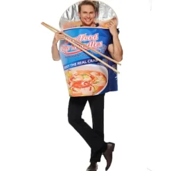 ATELA Den nya skålen nudel lekkläder roliga skaldjur bubbla nudel jumpsuit fest prestanda kostymer cos kläder><noscript><img width=