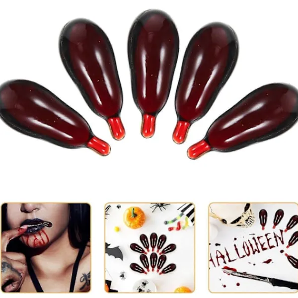 Det verkar som att du hänvisar till en produktbeskrivning för **falska blodkapslar** – ofta använda för **Halloween**, **practical jokes**, **cosplay**, **teater** | Fyndiq> Smink