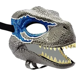 Dino Mask med rörlig käke Dekor-tyrannosaurus Rex Maskrörlig drake, cosplay Mask Party Födelsedag Halloween><noscript><img width=