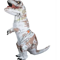 Dinosaurie Kostym för Vuxen Uppblåsbar T-Rex Dinosaurie Kostym Luftblåst Dino Kostym Rolig Halloween Kostym Cosplay Maskeraddräkt> Dräkter
