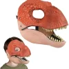 Dinosaurie Mask med Rörlig Käke, Dino Mask Dekoration, Latex Maskeraddräkt Huvudbonad med Öppning Rörlig Käke, Cosplay Fest Födelsedag Halloween Jul Barn Vuxen Mask | Fyndiq> Masker
