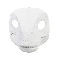 Dinosauriemask med huva, Jurassic World dinosaurieleksaker med öppningsbar rörlig käke, Velociraptor-mask & Tyrannosaurus Rex-maskpaket{ee]><noscript><img width=