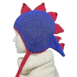 Dinosauriemössa Rolig Hatt Dinosaurie Öronlapp Hatt Stickad Dinosaurie Hatt Mohawk Hatt><noscript><img width=