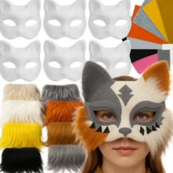 Northio DIY kattmasker set, 6 delar med tillbehör> Tillbehör