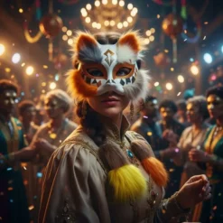 Northio DIY kattmasker set, 6 delar med tillbehör><noscript><img width=