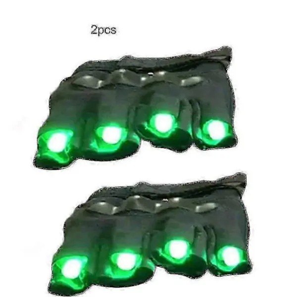 DJ Laserhandskar för Uppträdanden - Uppladdningsbar Grön LED Mekanisk> Tillbehör