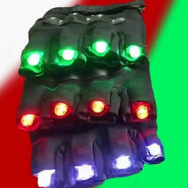 DJ Laserhandskar för Uppträdanden - Uppladdningsbar Grön LED Mekanisk> Tillbehör