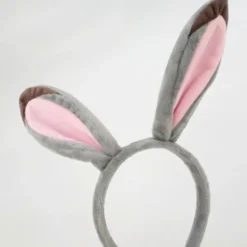 FMYSJ Djuröron Pannband och Svans för Kvinnor Flickor Halloween Julfest Söta Huvudbonader Hårprydnad Cosplay Vuxen Kostym (FMY)><noscript><img width=
