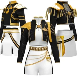 Djävuljägare Performance Kostym för Barn | 3-Delad Zoe Cosplay Outfit [YDE] 140cm> Dräkter