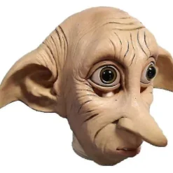 Dobby Mask, Halloween Cosplay Mask Alv Dvärg Alv Latex Mask Helhuvud Kostym Rekvisita Rea> Masker