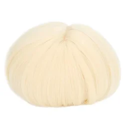 Dockhår Peruk DIY Elastisk Högtemperaturfiber Nät Tyg Ljusblond Dockperuk Kort för 1/3 Ball Jointed Doll> Peruker