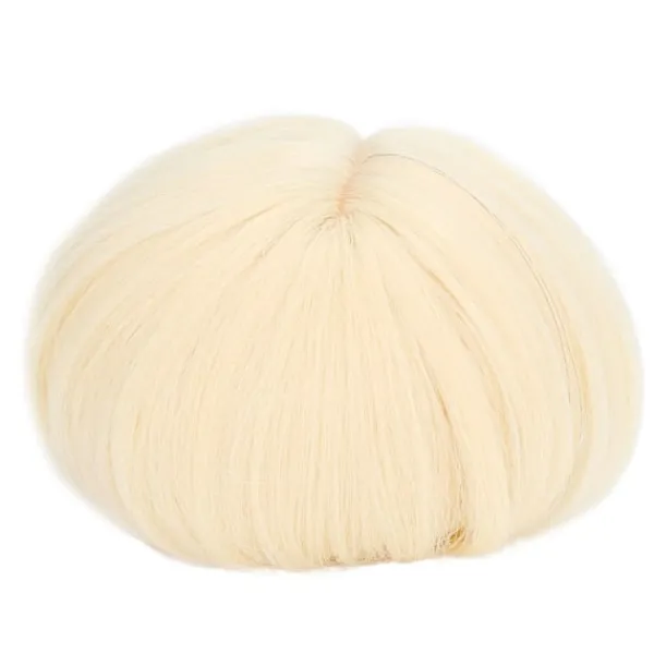 Dockhår Peruk DIY Elastisk Högtemperaturfiber Nät Tyg Ljusblond Dockperuk Kort för 1/3 Ball Jointed Doll> Peruker