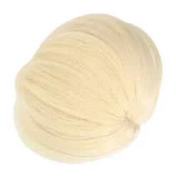 Dockhår Peruk DIY Elastisk Högtemperaturfiber Nät Tyg Ljusblond Dockperuk Kort för 1/3 Ball Jointed Doll> Peruker