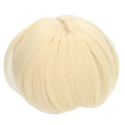 Dockhår Peruk DIY Elastisk Högtemperaturfiber Nät Tyg Ljusblond Dockperuk Kort för 1/3 Ball Jointed Doll><noscript><img width=