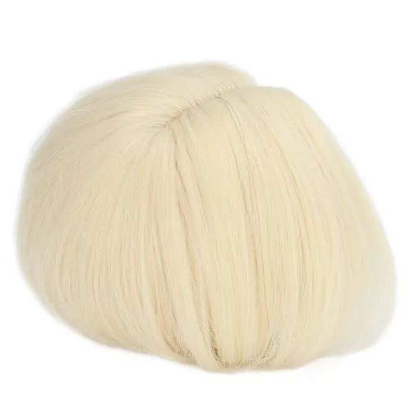 Dockhår Peruk DIY Elastisk Högtemperaturfiber Nät Tyg Ljusblond Dockperuk Kort för 1/3 Ball Jointed Doll> Peruker