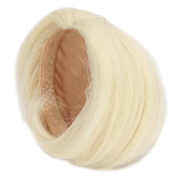 Dockhår Peruk DIY Elastisk Högtemperaturfiber Nät Tyg Ljusblond Dockperuk Kort för 1/3 Ball Jointed Doll> Peruker