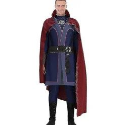 Doctor Strange Deluxe Kostym Herr Avengers Marvel Superhjälte Cosplay Kläder Halloween Karneval Fest Utklädnad Komplett Set-Perfekt 190> Dräkter