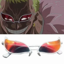 FMYSJ Donquixote Doflamingo Cosplay Glasögon Anime Pvc Solglasögon (FMY)> Tillbehör