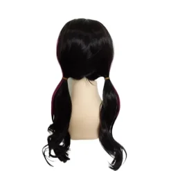 Draculaura Cosplay Kostym Peruk Lång Svart Rosa Värmeeständig Syntetiskt Hår Halloween Fest Rollspel Karneval Rekvisita> Peruker
