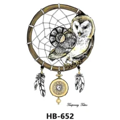 INF Drömfångare Tillfällig Tatueringsärm, Stora Arm Tatueringsdekaler 2> Smink