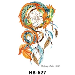 INF Drömfångare Tillfällig Tatueringsärm, Stora Arm Tatueringsdekaler 7> Smink