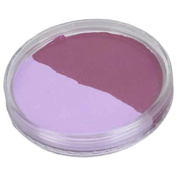 Dubbel Färg Ansikte Kroppsmålningspalett Professionell Kosmetisk Målningsplatta för Barn Cosplay Party 30g 1.06oz> Smink