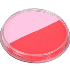 Dubbel Färgs Ansikts- och Kroppsmålningskit Vattenbaserad Smink för Barn Vuxna Cosplay Halloween Julfest 30g Fluorescerande Rosa><noscript><img width=