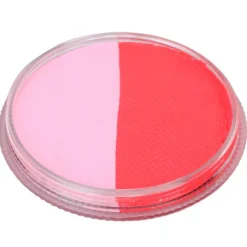 Dubbel Färgs Ansikts- och Kroppsmålningskit Vattenbaserad Smink för Barn Vuxna Cosplay Halloween Julfest 30g Fluorescerande Rosa><noscript><img width=