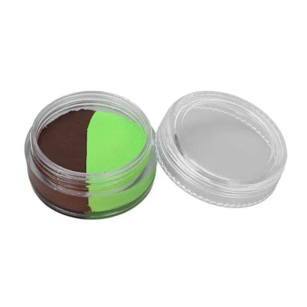 Dubbel Färgs Ansiktsfärg för Barn Vuxna Halloween Jul Cosplay Party 0.4oz 7 Färger> Smink