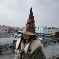 Dww-400 X 380 Mm Harry Potter Magisk Talande Hatt Beige, Rolig och Interaktiv Leksak för Harry Potter-Fans> Huvudbonader