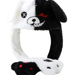 Dww-Kvinnor Flickor Björnöron Mössa med Rörliga Öron, Björnmössa Rörliga Öron, Rolig Plyschleksak Jul Födelsedagspresent för> Huvudbonader