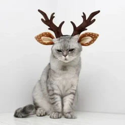 /EA/Julren katt huvudbonad, M30cm bågomkrets 30cm,> Huvudbonader