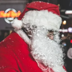 /EA/Jultomteperuk och skägg Jultomteperuk Vita konstiga kläder Gamla> Tillbehör