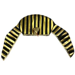 Egyptisk Faraokostym Farao Hatt Kung Huvudbonad Förgylld Kobra Kung för Utklädningsfest Tillbehör> Huvudbonader