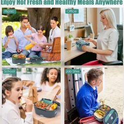 Elektrisk matlåda värmebehållare 3i1 bil lastbil arbete. [YD]><noscript><img width=