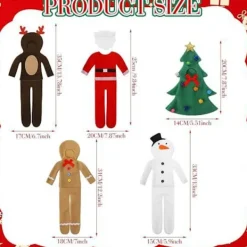 Elf Accessoarer Set Jul Elf Doll Kostym Christmas tree> Tillbehör