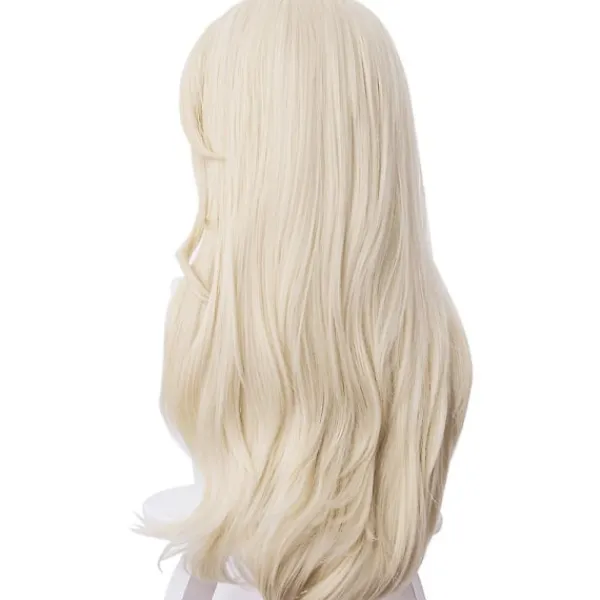 Elsa peruk vuxen prinsessa cosplay 65cm peruk för halloween> Peruker