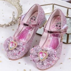 Elsa Princess Skor för Flickor med Paljetter Rosa ZX[YD] 20cm / size 32><noscript><img width=