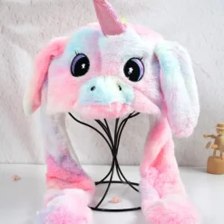 Holocky Enhörningshatt med rörliga öron, Roliga hattar, Vinterhatt><noscript><img width=