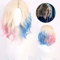 Enid Sinclair Cosplay Peruk Addams Wednesday Färg Peruk Halloween Karneval Rekvisita> Peruker